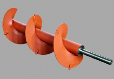 Corn balers auger